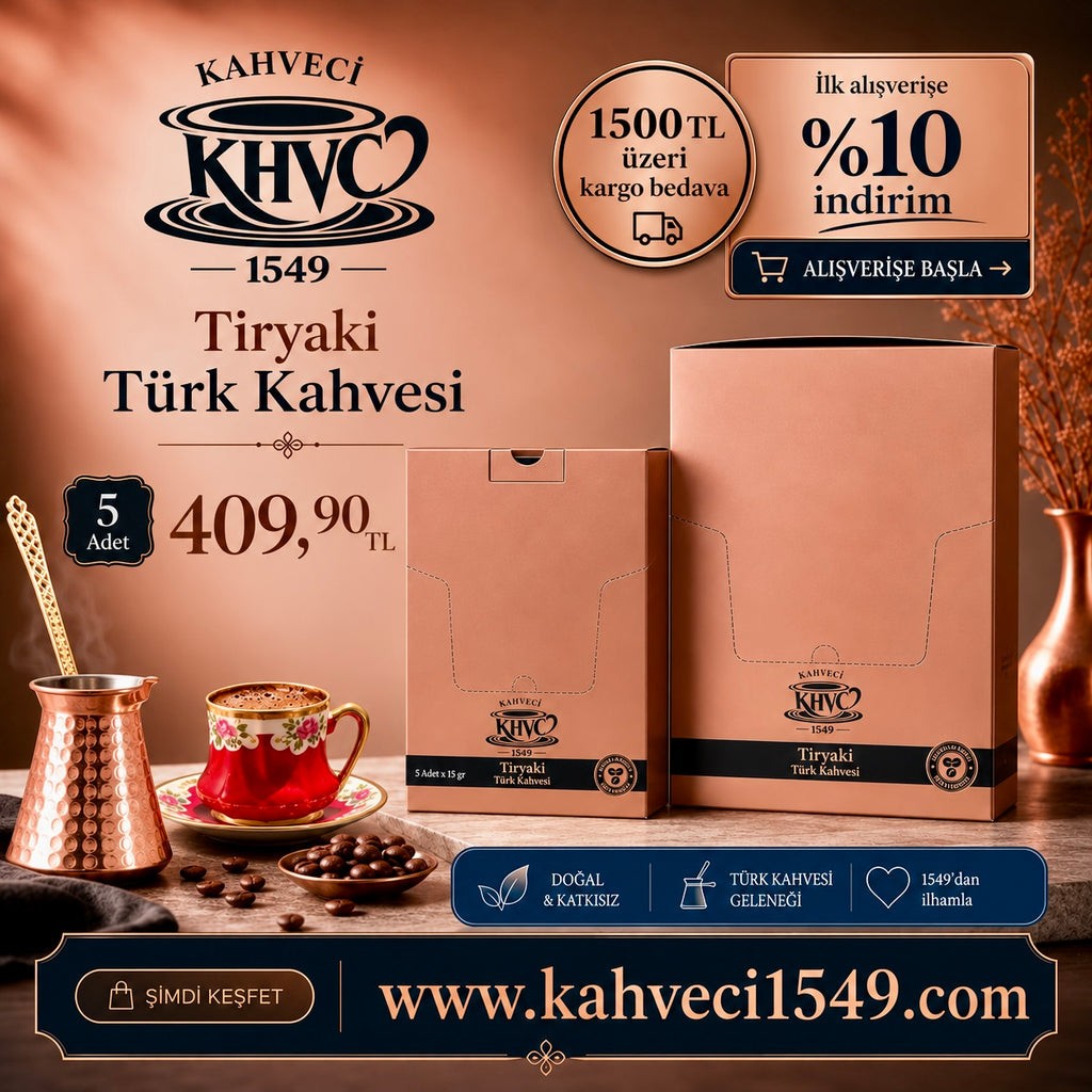 5li KHVC Kahveci 1549 Tiryaki Türk Kahvesi